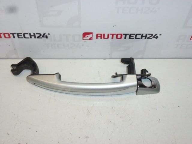 Driver's door handle silver EZRC Citroën C5 X7 9101HR | AUTOTECH24.EU