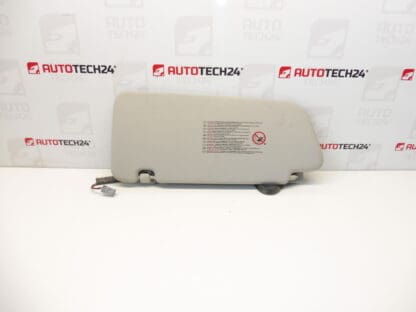 Sun visor Peugeot 308 right 8143VR 16115131BJ