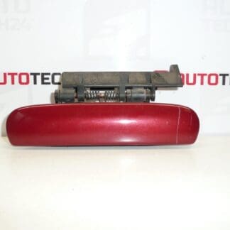 Left rear door handle Citroën Xsara red met. 9101N4