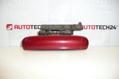 Left rear door handle Citroën Xsara red met. 9101N4