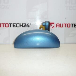 Handle left front Citroën C1 Peugeot 107 blue met. 9101AK