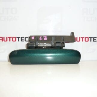 Left rear door handle Citroën Xsara green metallic 9101N4