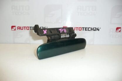 Right rear door handle Citroën Xsara green metallic 9101N5