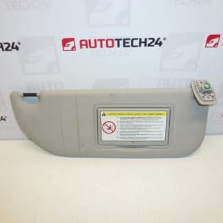 Sun visor Citroën Peugeot right 8143KL 1611905180