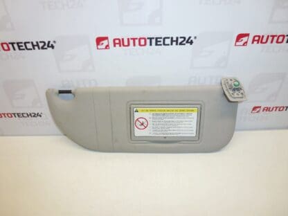 Sun visor Citroën Peugeot right 8143KL 1611905180