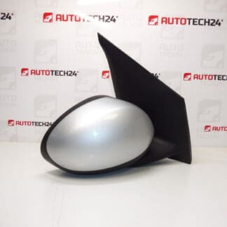 Mirror right silver Citroën C1 Peugeot 107 KTB 87910-0H010 8149XY