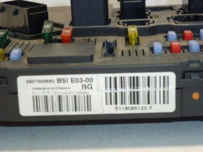 ECU Siemens BSI E03-00 Peugeot 9657989880