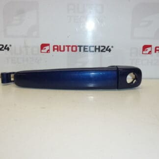 Driver door handle Citroën Peugeot blue EGE 9101W9