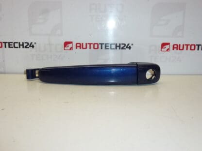 Driver door handle Citroën Peugeot blue EGE 9101W9