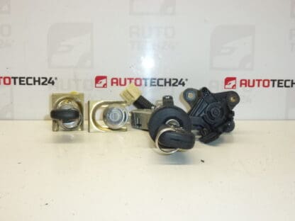 Set of locks + 2 plates CITROEN C1 PEUGEOT 107 1608745780 4162FH