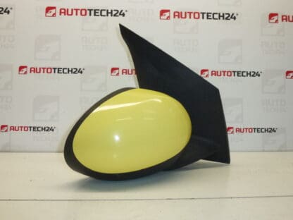 Mirror right yellow Citroën C1 Peugeot 107 KBL 87910-0H010 87910-0H011