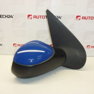 Right mirror blue Peugeot 206 96480971XT 8149KC