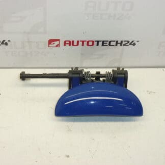 Door handle right front blue EGJ Peugeot 206 9101N7