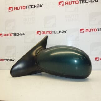 Left rearview mirror green metallic Peugeot 406 8149S2