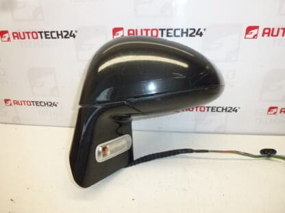 Left rearview mirror black metallic Citroën C4 8149EL