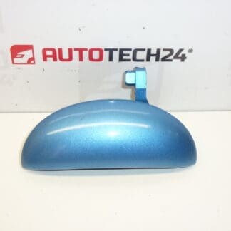 Left rear door handle Citroën C1 Peugeot 107 blue metallic 9101AQ