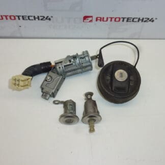 Set of locks + 2 plates Citroën C1 Peugeot 107 1608745780 4162FH