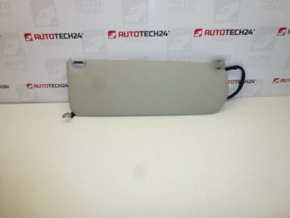 Sun visor Citroën C8 Peugeot 807, lighting - left 8143GN