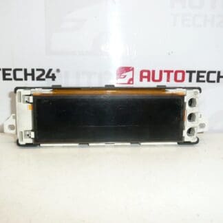 Peugeot 207 computer radio display 9663205580 6593R7 6593R8